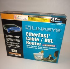 Linksys EtherFast Cable/DSL Router w/4-port switch BEFSR41