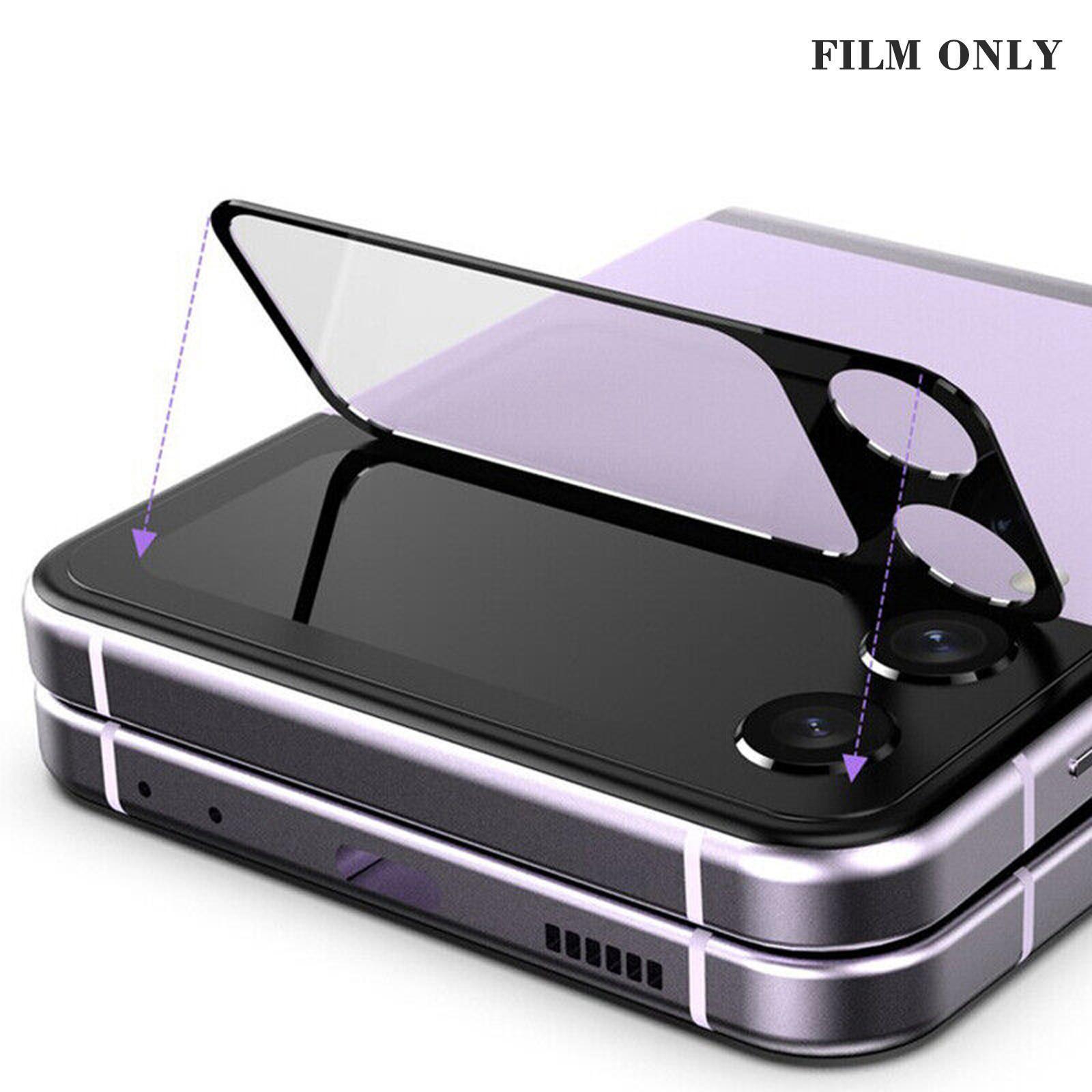 For Samsung Z Flip 4 Camera Cover Skin Tempered Glass NICE Screen New