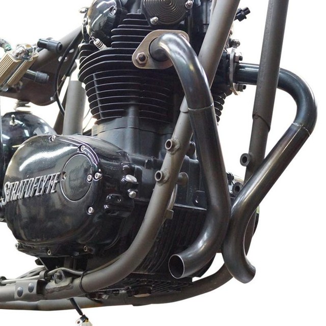 Yamaha Xs650 Double D Exhaust System Bobber Hardtail Chopper Cafe Racer