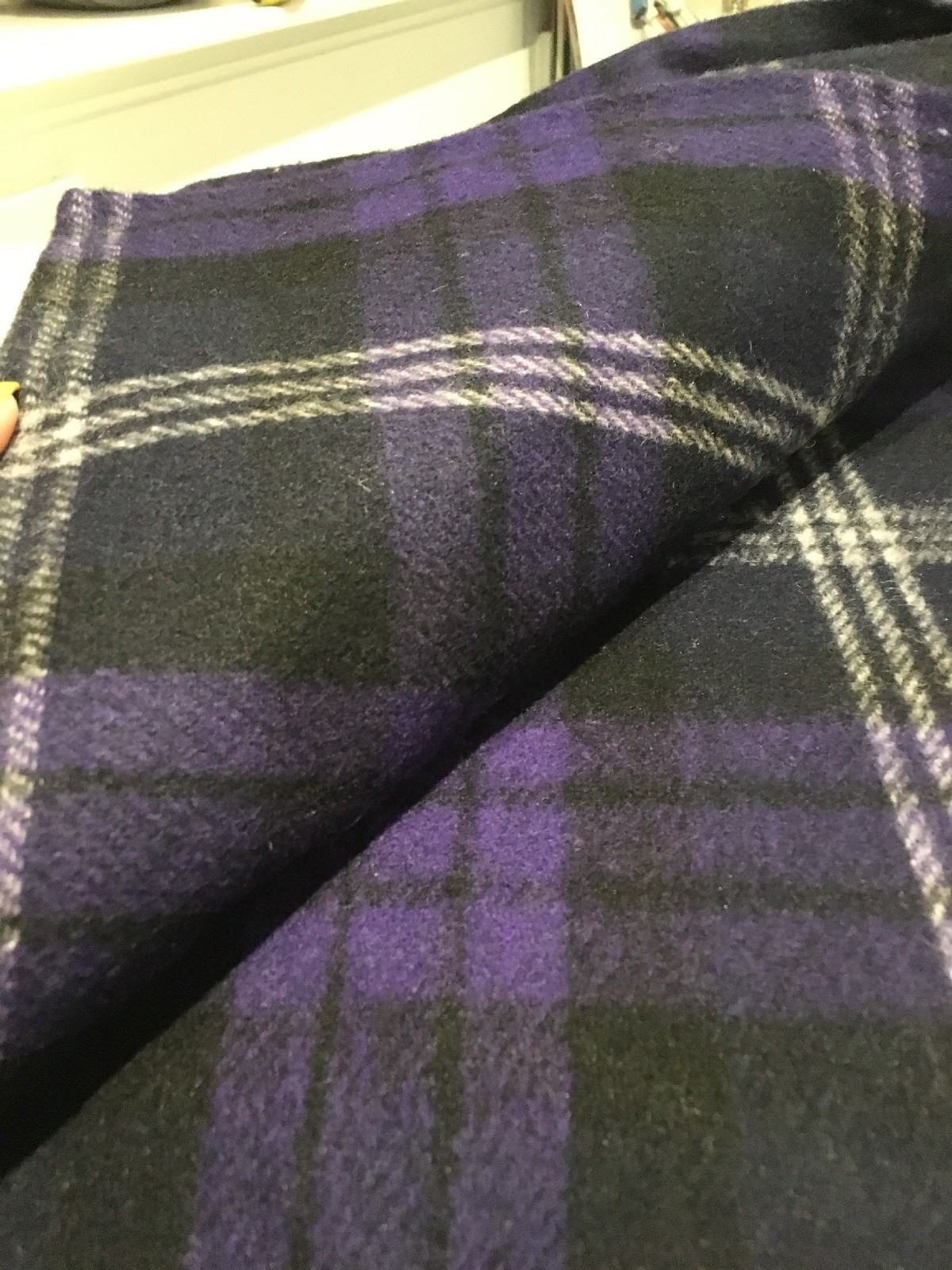 Edinburgh Highland Throw Wool Blanket Scottish Heritage Tartan Check