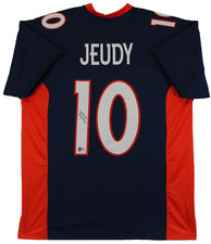 Jerry Jeudy Signed Custom Denver Broncos Jersey (Beckett COA)
