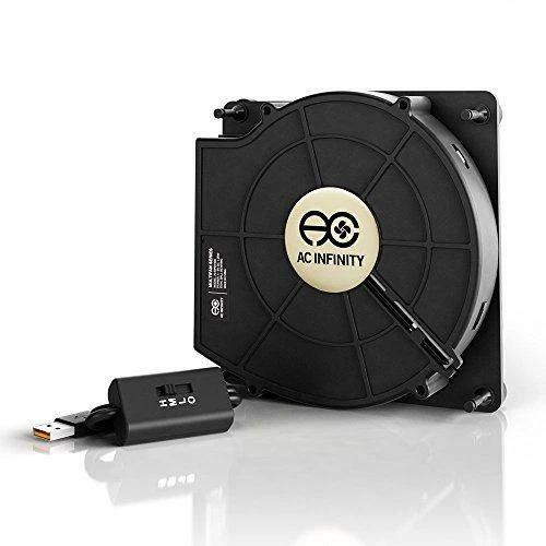 AC Infinity MULTIFAN S2, Quiet 120mm USB Blower Fan with Speed Control