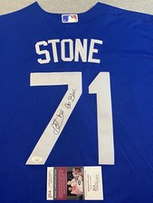 LOS ANGELES DODGERS- GAVIN STONE AUTOGRAPH #71 BLUE NIKE JERSEY JSA AS72773