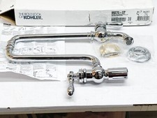 Kohler K-99270-CP Artifacts Wall-mount pot filler 22" Double-Jointed Swinging