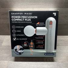 Sharper Image Power Percussion Compact Plus Portable Massager Open Box