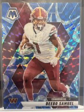 2025 Panini Mosaic - Deebo Samuel #44 Reactive Blue Mosaic Prizm