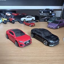 Hot Wheels Audi Rs5 Coupe Black Red X2 Hot Wheels Audi Rs5 Coupe Black Red X2