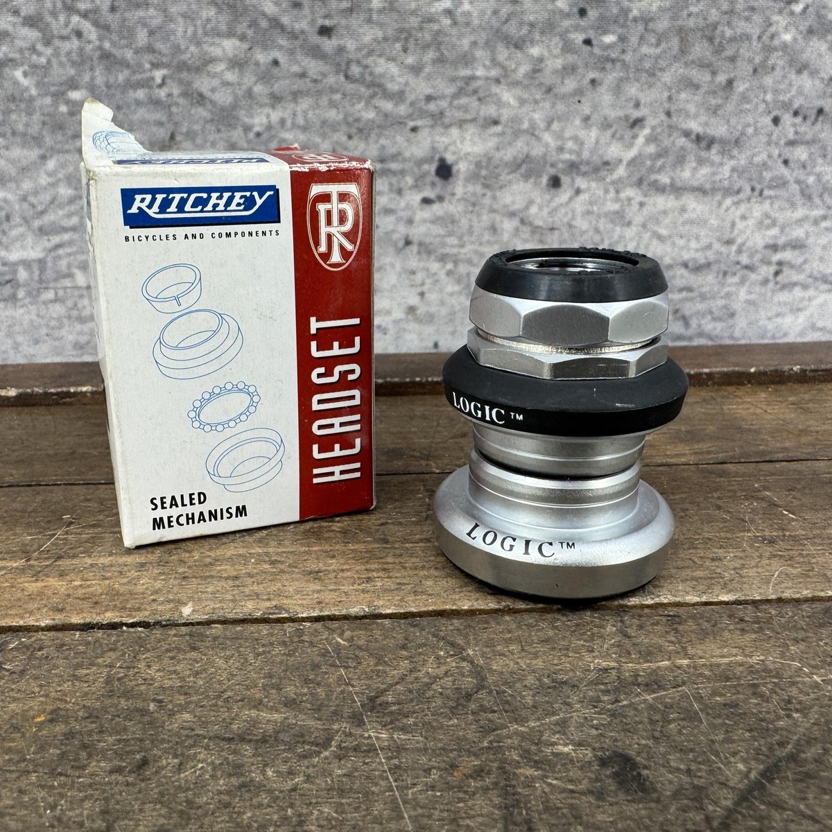 Vintage Ritchey Logic 1 Inch Threaded Headset 30.2 26.4 Sealed