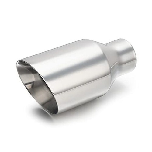 2.25" inlet Universal Diesel Exhaust Tip 4" Outlet 8" 2.25“x4"x8" Polished