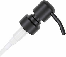 ALTGLAS Stainless Steel Soap Pump 'Zagreb' as Single Pack 1x , Matte Black
