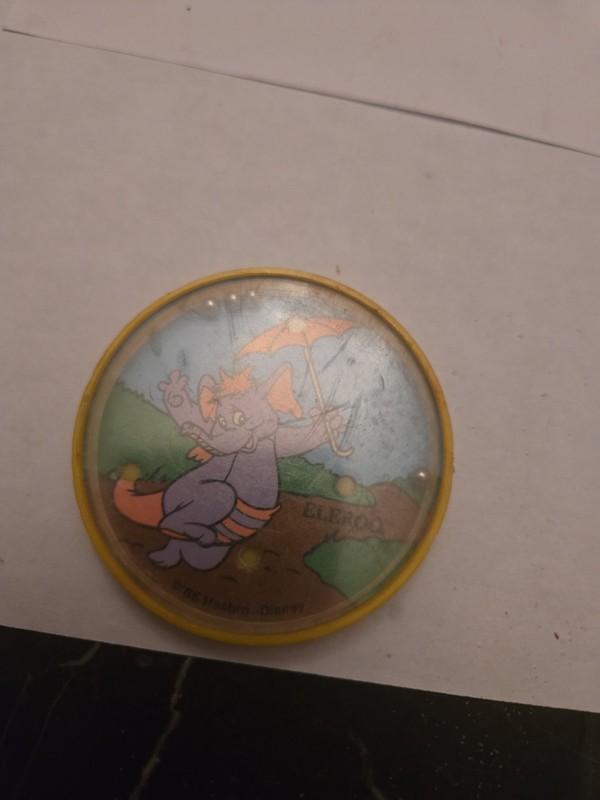 1985 Bumblelion Mini Hasbro-DISNEY Puzzle Game ELEROO VINTAGE 