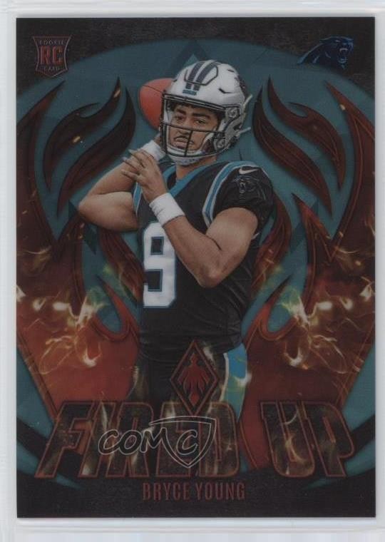 2023 Panini Phoenix Fired Up Teal 87/125 Bryce Young #FU-4 Rookie RC 1ey0
