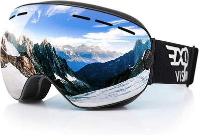 EXP VISION Snowboard Skibrille Für Herren Damen Jugend, 100% UV400 Schutz anti B