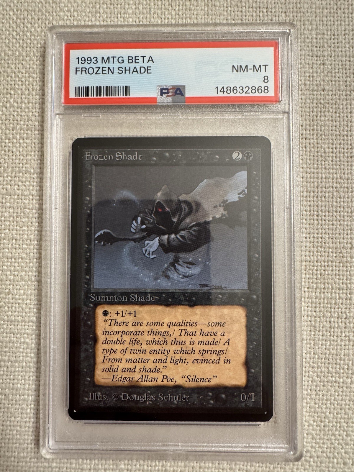 Frozen Shade Magic The Gathering Limited Edition Beta Mtg PSA 8