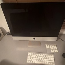 Apple iMac All-in-One Desktop Silver Built-in Speakers Camera Bluetooth Wi-Fi