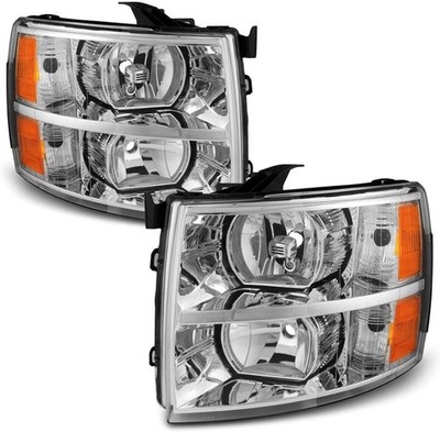 Headlights Assembly for 2007 2008 2009 2010 2011 2012 2013 Chevy Silverado 15...