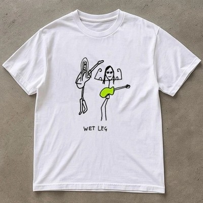 Rare Hot Wet Leg Band Chaise Longue Band White S to 5XL Tee Shirt CM214