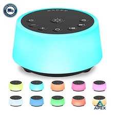 Sound Machine 25 Soothing Sounds 10 Colors Night Light 32 Volume Levels 5