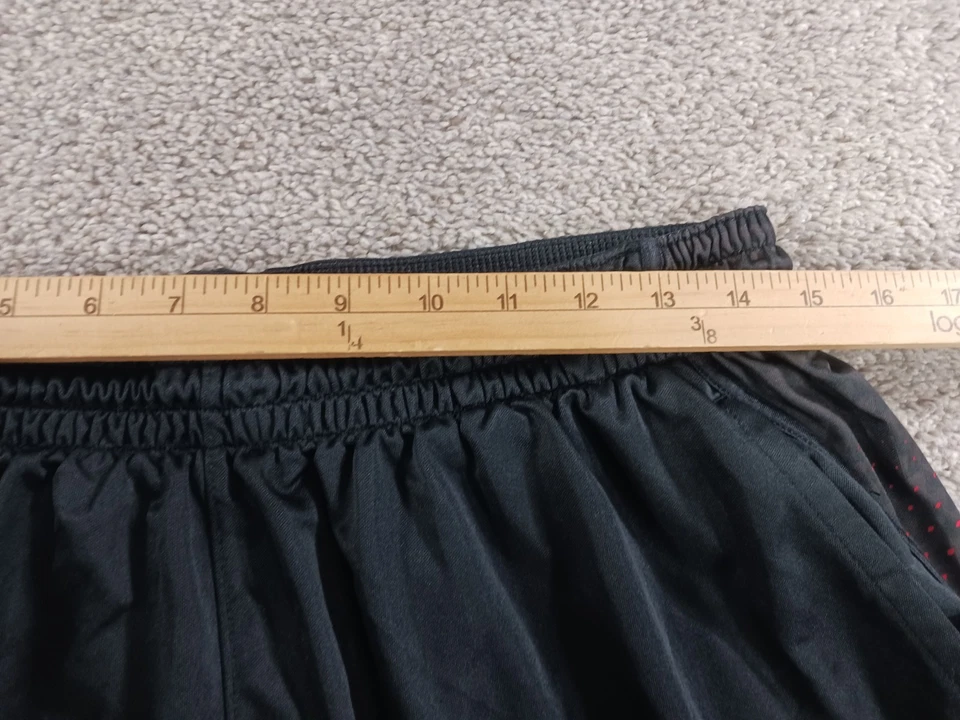 Nike Jordan 3XL Dri Fit Mens Shorts Black Red Polyester - Image 4 of 4