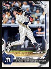 George Lombard Jr. (CALL UP RC) 3Hits - 2026 MLB Topps NOW® - Card 740 PRE-SALE