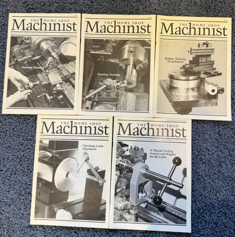 The HOME SHOP MACHINIST Magazine March - December 1992