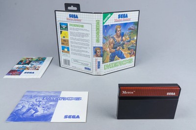 Mercs Sega Master System OVP CIB PAL