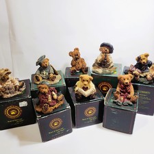 Boyd's Bears and Friends Figurines Vintage Collection Lot of 8 Bears with Boxes