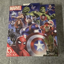 Avengers Count Down To Christmas Socks