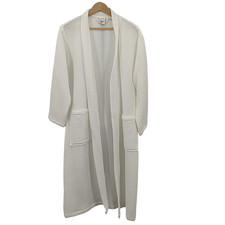 Quince Women White Basic Sleeved Dress S