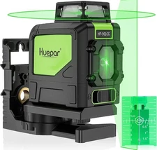 Huepar rotary laser level green Cross Line Laser Self Leveling Horizon Vertical