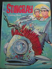VINTAGE - STINGRAY - TV - COLORING BOOK - 1966