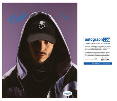 NICO MORENO SIGNED EDM TECHNO DJ 8x10 PHOTO - ACOA COA