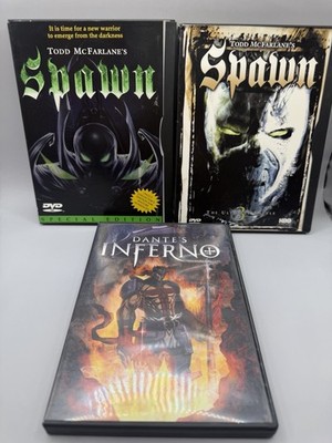 Lot Of 3 ~ Anime Spawn Dante s Inferno DVD s