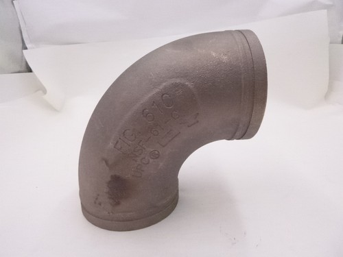 Gruvlok 6" Grooved Copper CTS 90° Elbow Fitting 1330012005