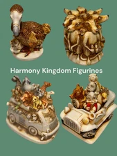 Harmony Kingdom Figurines | Fab 5, Dodo, Meerkats, Safari II | UK Boxed