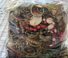 Huge Lot 46+ LBS Of Vintage Costume Jewelry Earrings Necklaces Bracelets Rings