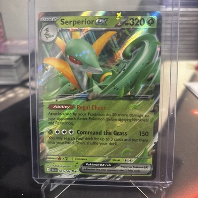 Pokémon TCG Serperior ex 003/086 SV10.5: Black Bolt Double Rare Holo MINT/NM