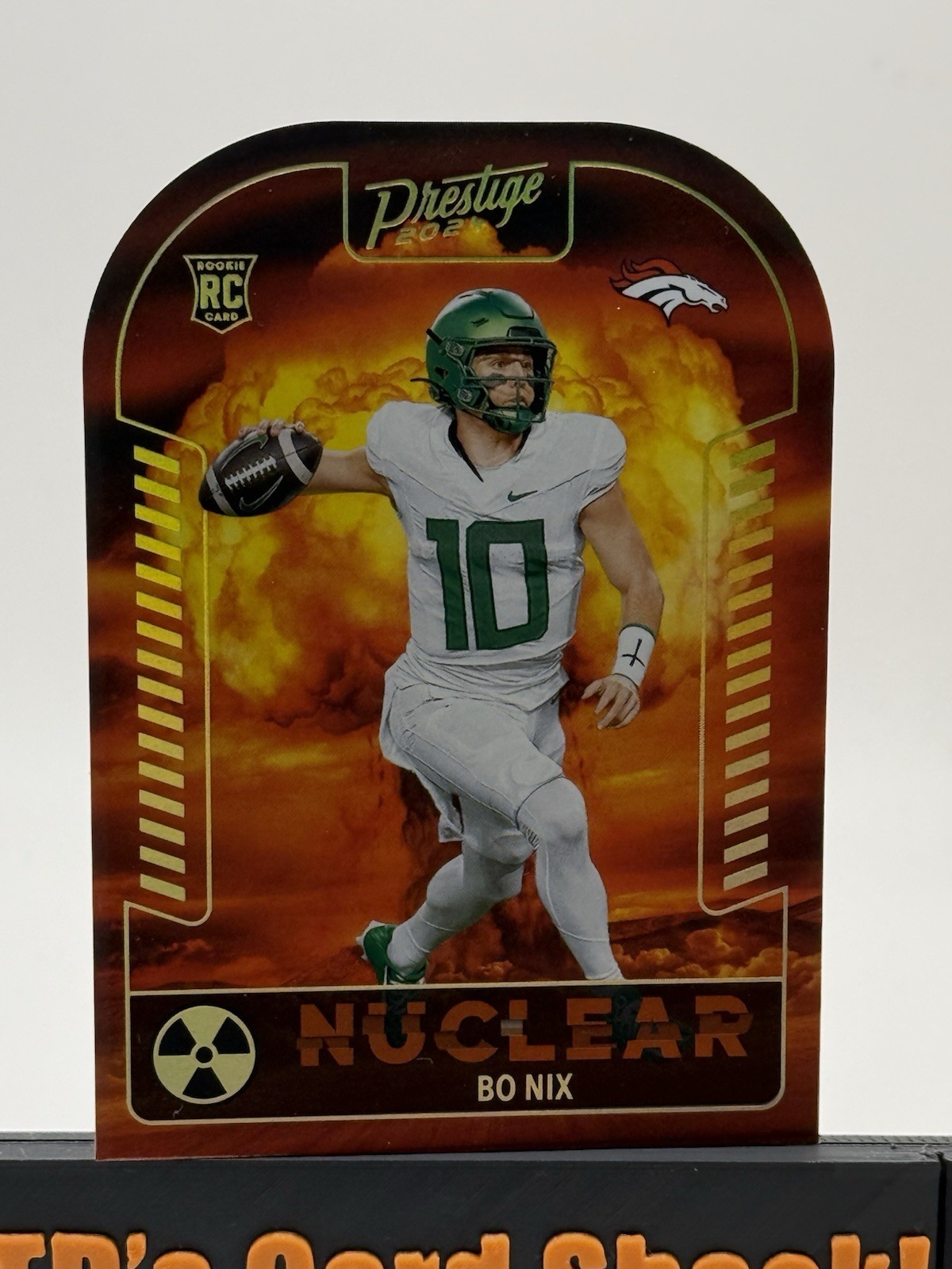 2024 Panini Prestige - Nuclear Bo Nix #N-BNX (RC) Case Hit🔥🔥🔥