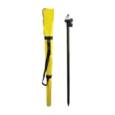 1.25~2.2M Telescopic Carbon Fiber GPS RTK Pole For Trimble Topcon Seco Surveying