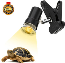 Reptile Heat Lamp Rotatable Turtle Heating Light with 50W UVA UVB Heat Bulb Simu