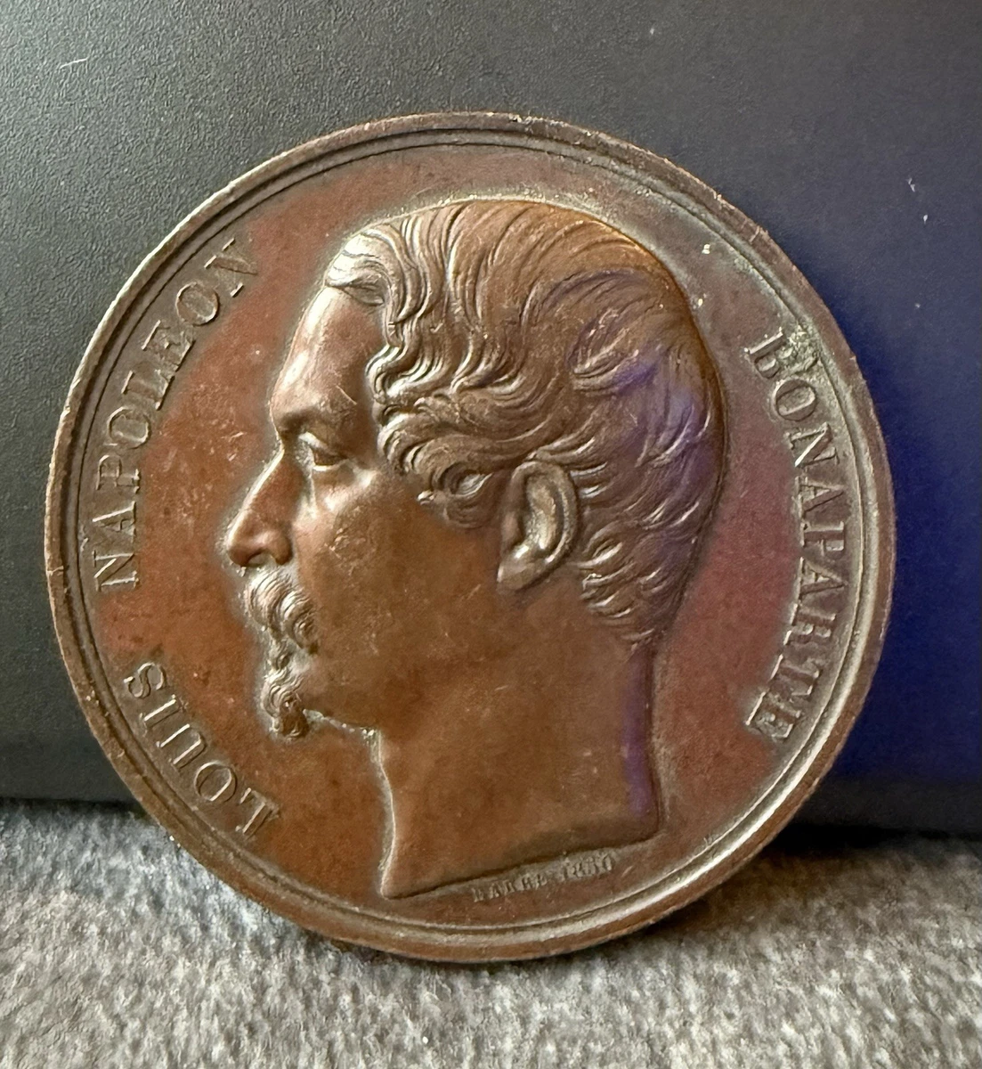 Médaillon Cuivre Doré Napoléon Et Joséphine 2016 - 100 Mm - Capsule + Certificat