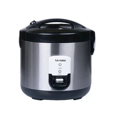 Tayama 20-Cup Stainless Steel Automatic Rice Cooker & Food Steamer