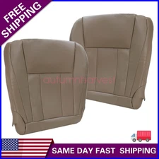 Front Bottom Replacement Leather Seat Cover Oak Tan For 96-2002 Toyota 4Runner