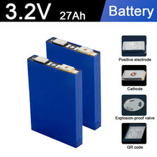 3.2V 27Ah Lifepo4 Battery Li-lon Battery High Discharge Rate Cells Appliances