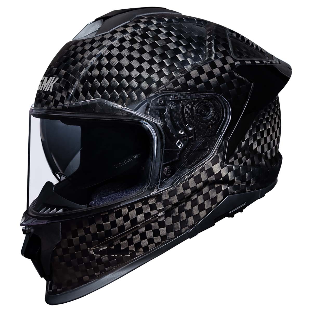SMK Helmets Titan Carbon Fiber Full Face Motorcycle Helmet