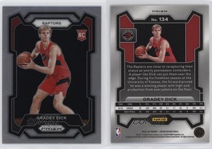 2023-24 Panini Prizm Silver Prizm Gradey Dick #134 Rookie RC