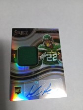 2020 Panini Select La'Mical Perine New York Jets Rookie Prizm Patch Auto /199