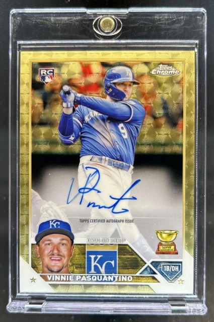2023 Topps Chrome Logofractor Vinnie Pasquantino Auto RC SuperFractor 1/1 Royals