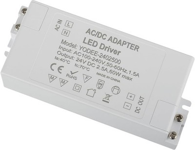 24V 60W LED Trafo LED Antrieb Elektronischer Trafo 2,5A LED Treiber Constan