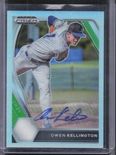 2021 Panini Prizm Draft Picks #PDP102 Owen Kellington Silver Auto